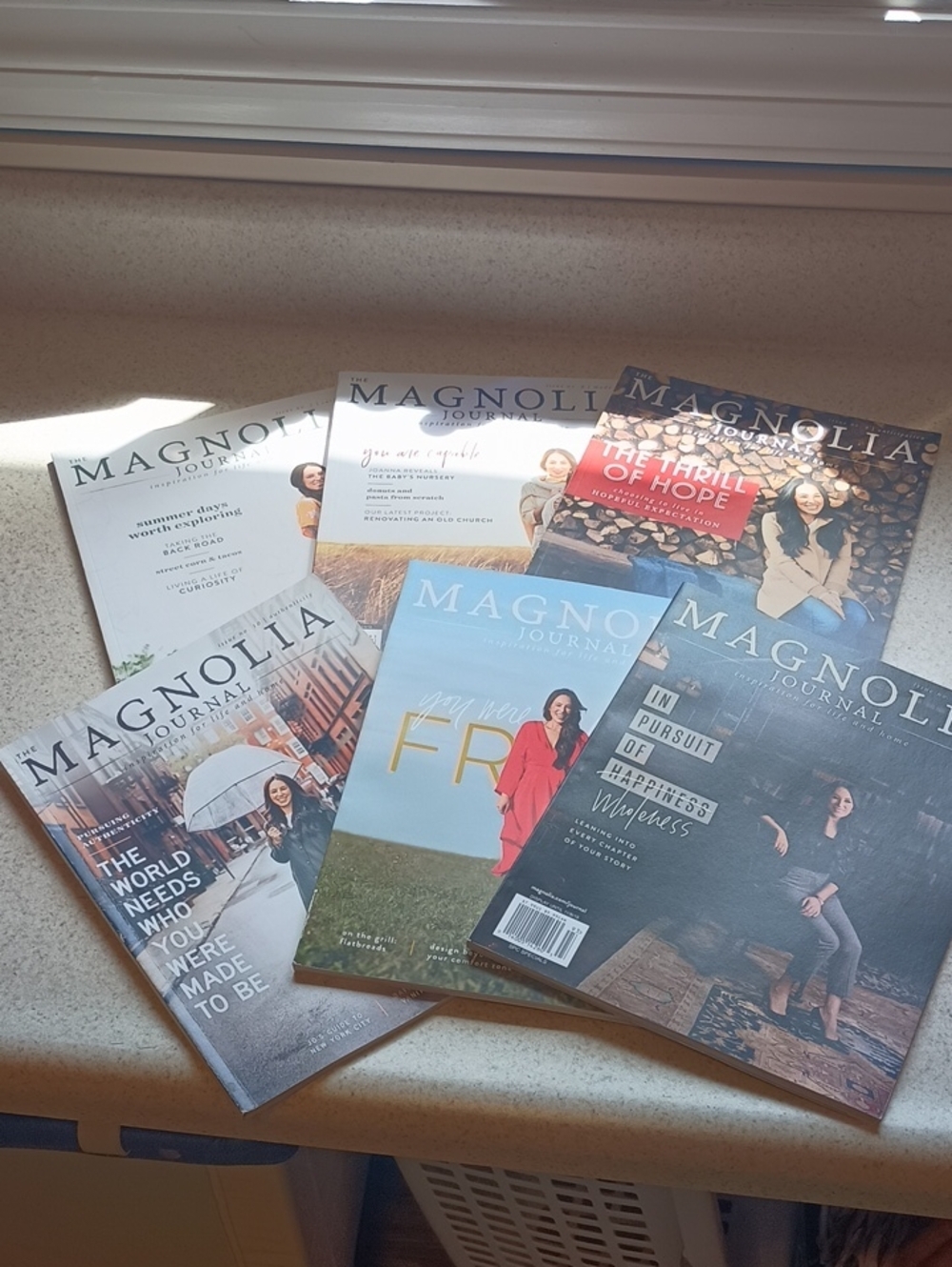 Magazine Bundle - Assorted Covers (Blue, White, Beige, Black) Issue #7-12